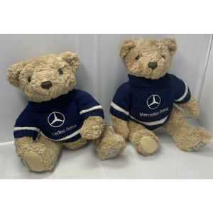 Herrington Teddy Bear Mercedes-Benz Plush Stuffed Animal Blue Knit Sweater 2008